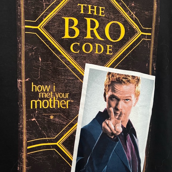 How I met Your Mother Bro Code Book cover T Shirt - Picture 2 of 5